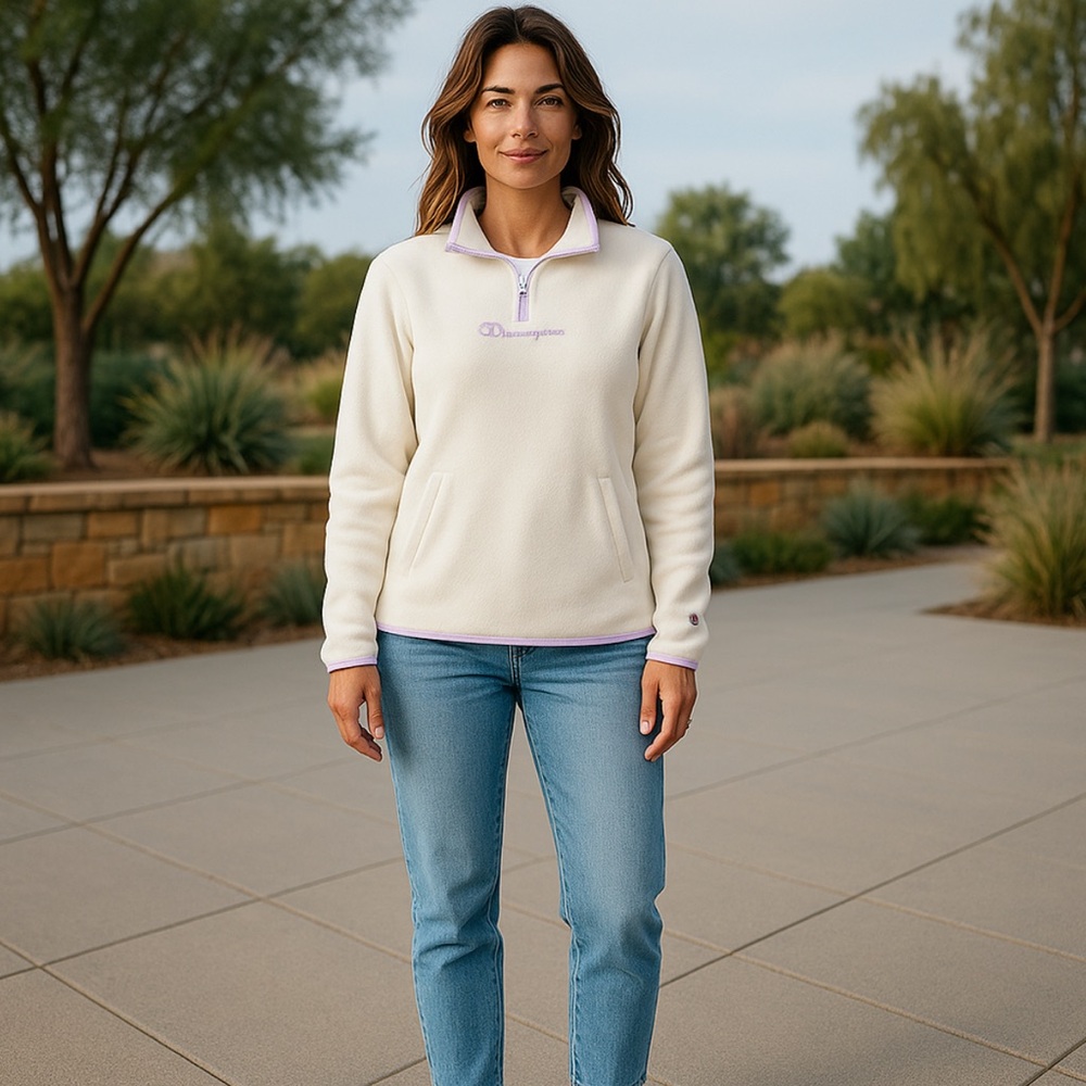Champion Polar Fleece Half Zip Sweatshirt